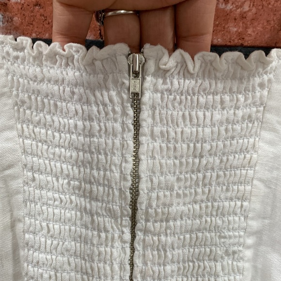 Reformation white linen midi dress - Picture 10 of 12